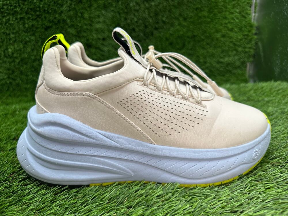 Clove Forte CL0032 Comfort Shoes Women 8 Beige Leather Cushioned Nursing Walking